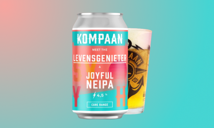 Kompaan Levensgenieter blikje en glas